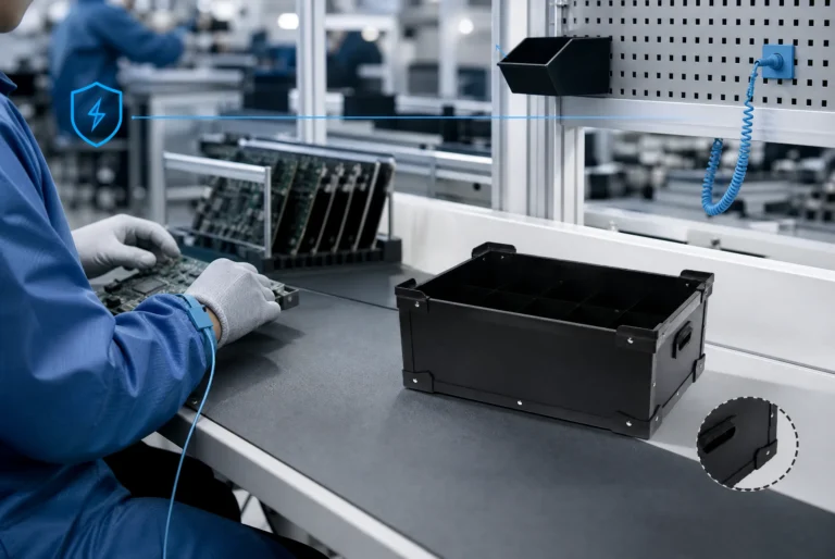 ESD Protection Box Solutions for Assembly Lines