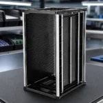 ESD rack for SMT PCB buffering concept illustration (not a product photo)