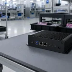 ESD tray for SMT line-side staging concept illustration (not a product photo)