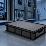 Heat resistant ESD box high-temperature staging concept illustration (not a product photo)