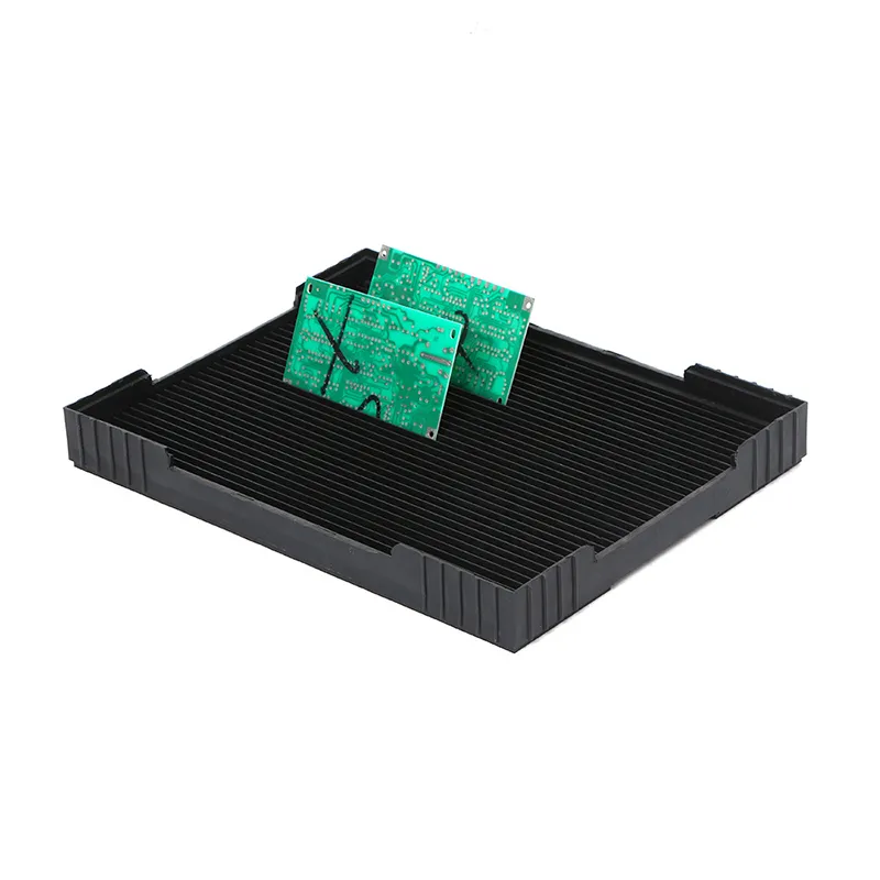 ESD magazine rack for PCB storage in an SMT line