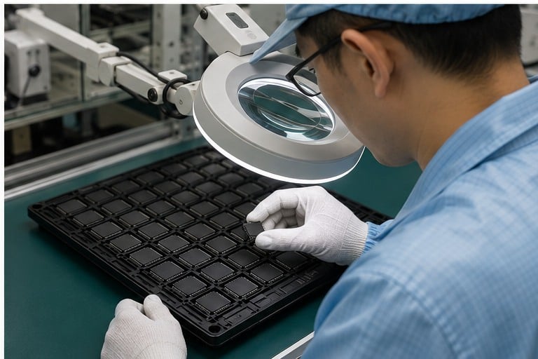 JEDEC tray dimensions application in electronics manufacturing