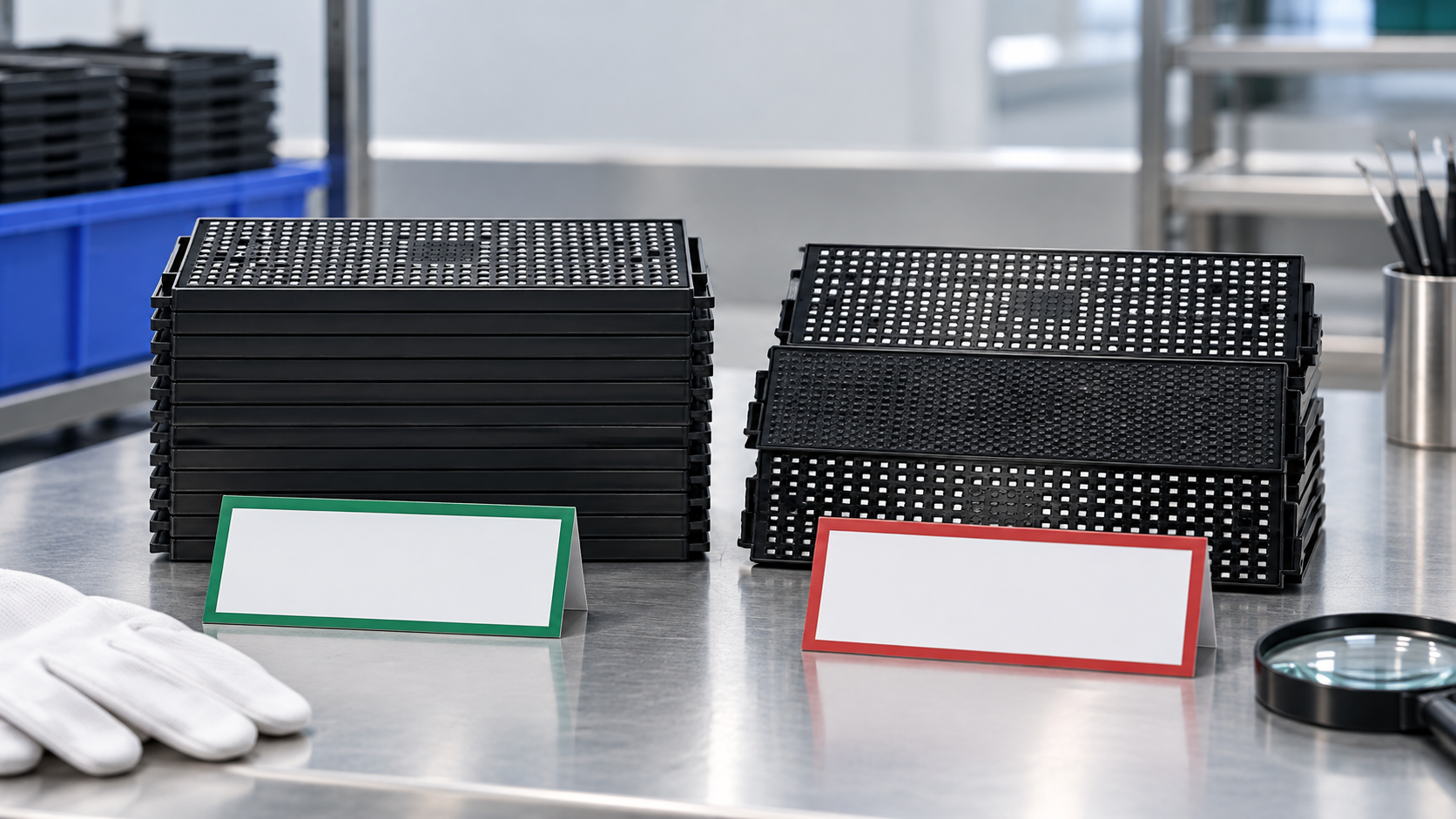 JEDEC Tray Reuse: Inspection, Cycle Limits and Cost Control — SWESD IC tray application guide
