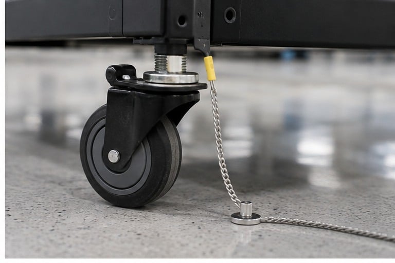 multi-layer anti-static turnover trolley product detail
