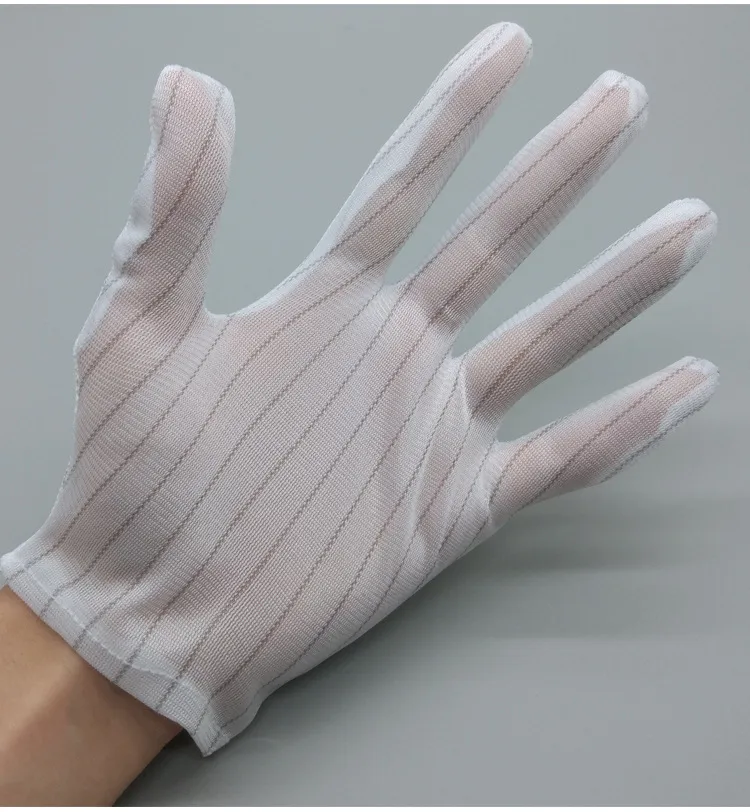 Cleanroom Static Dissipative Work Gloves for Electronics Assembly 3W-9511