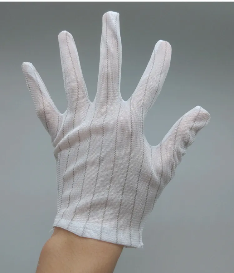 Cleanroom Static Dissipative Work Gloves for Electronics Assembly 3W-9511