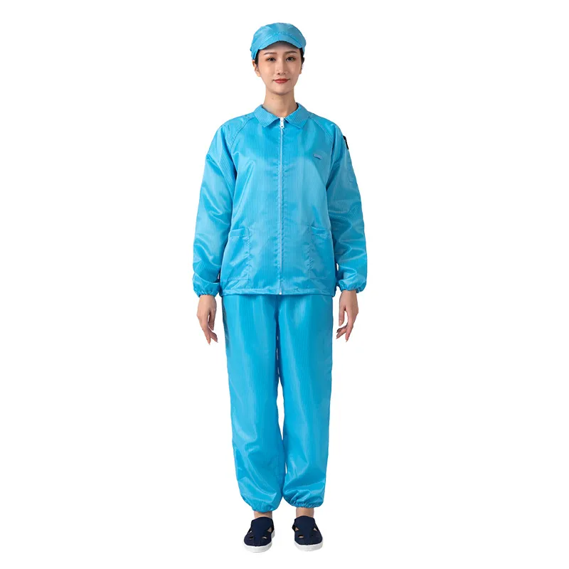 ESD Anti-Static Cleanroom Two-Piece Suit