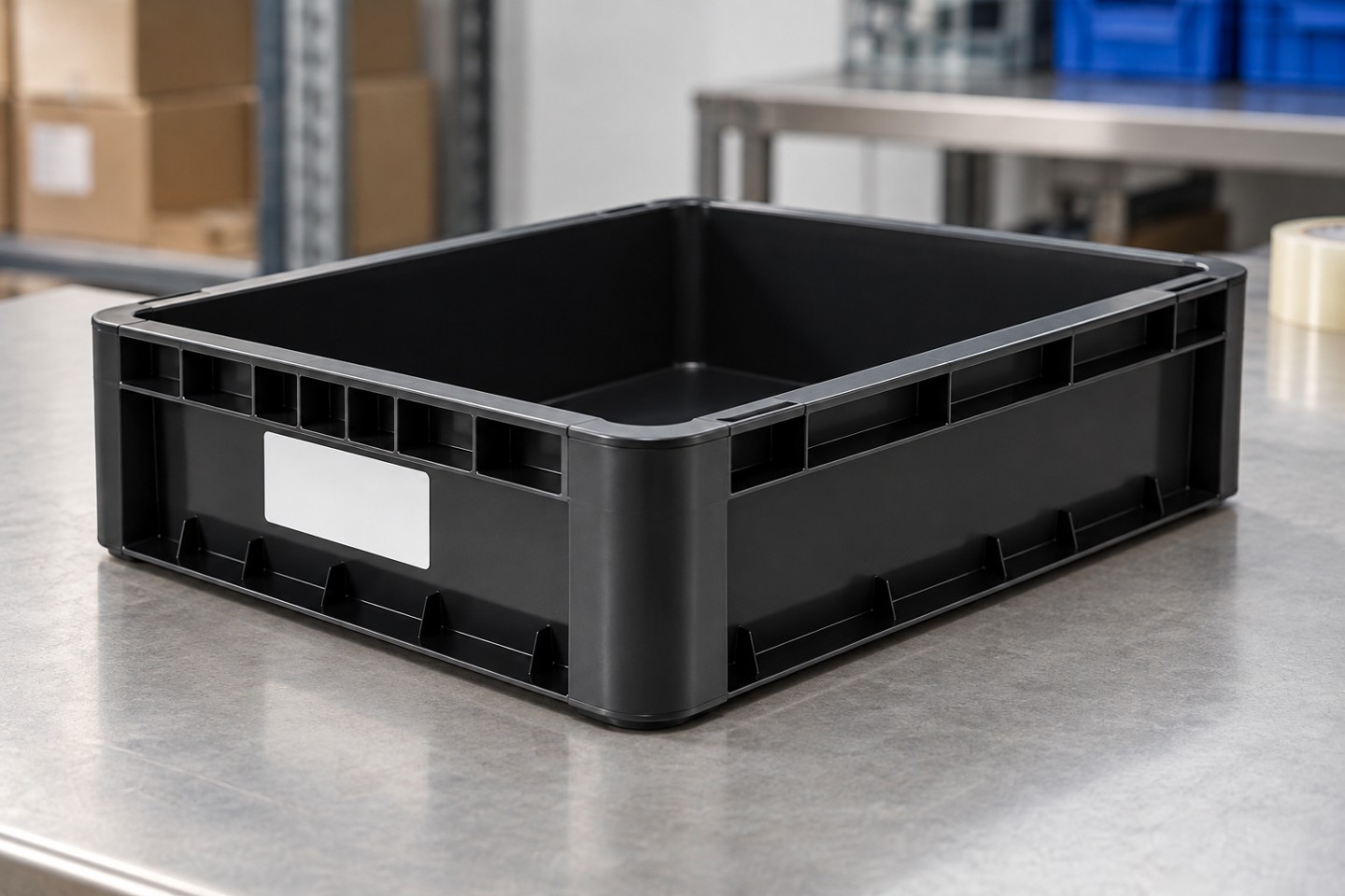 External label placement clear of functional surfaces