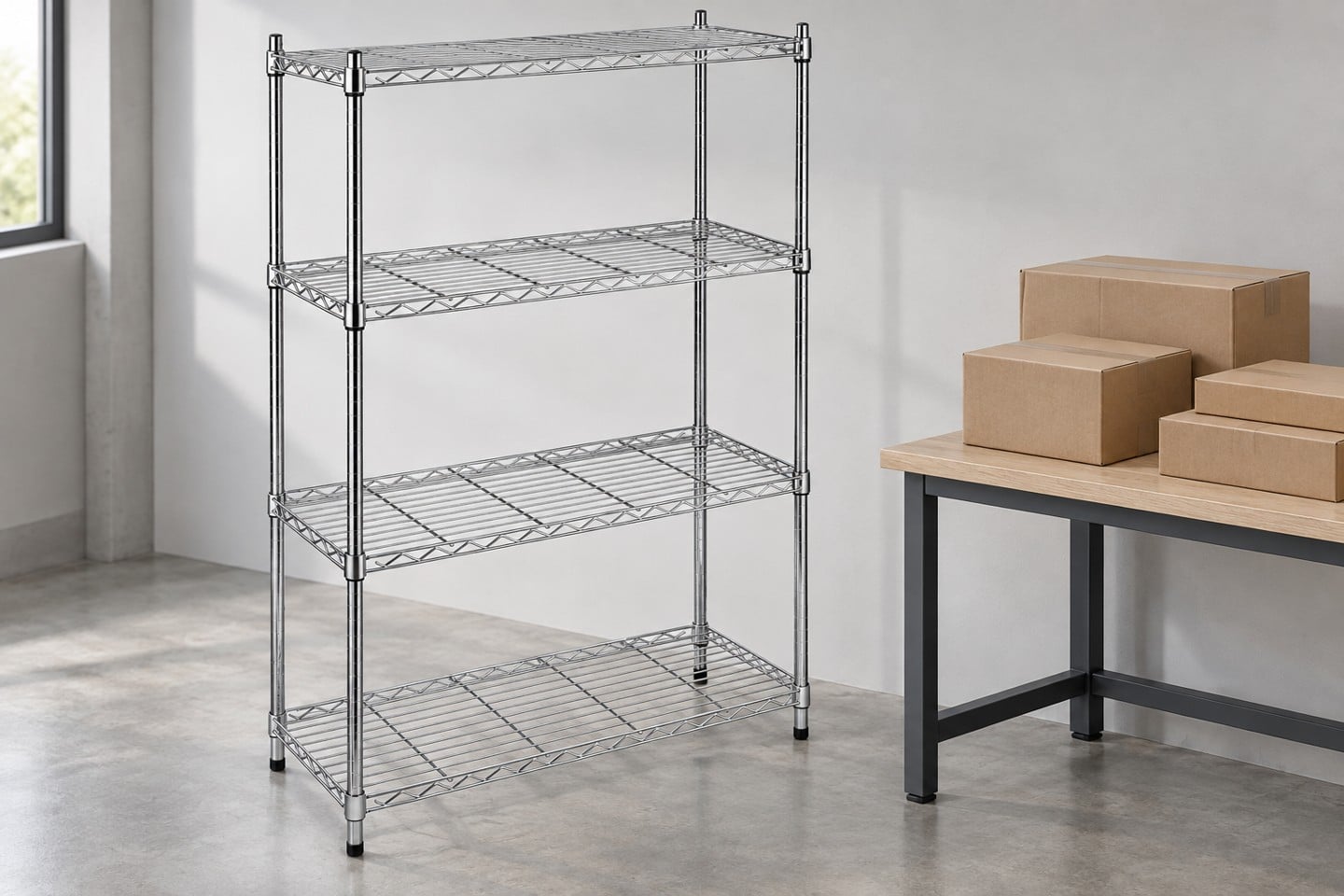 Rack and separately packaged loads during storage configuration planning