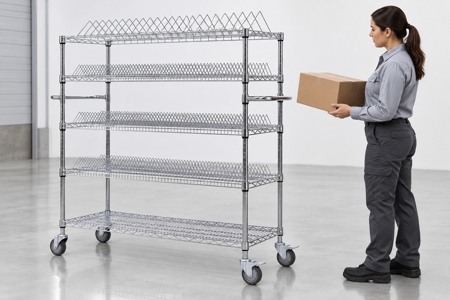 Package fit reviewed outside the trolley opening without changing its dividers